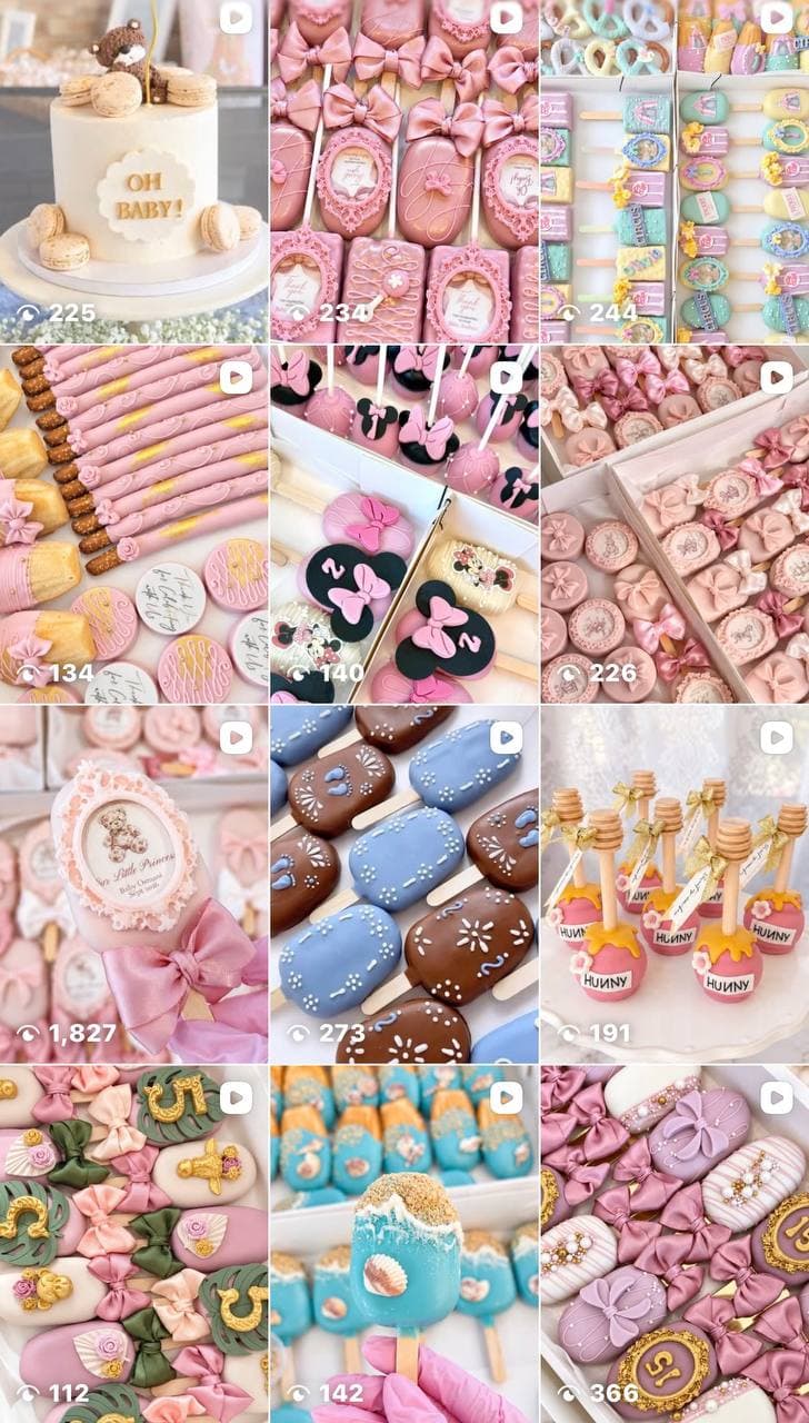 A colorful collection of Dip & Sprinkle custom desserts